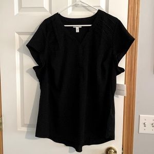 Croft and Borrow black blouse